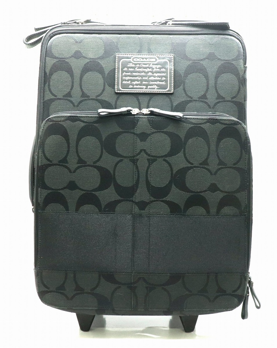 楽天市場】【バッグ】COACH コーチ シグネチャー キャリーケース