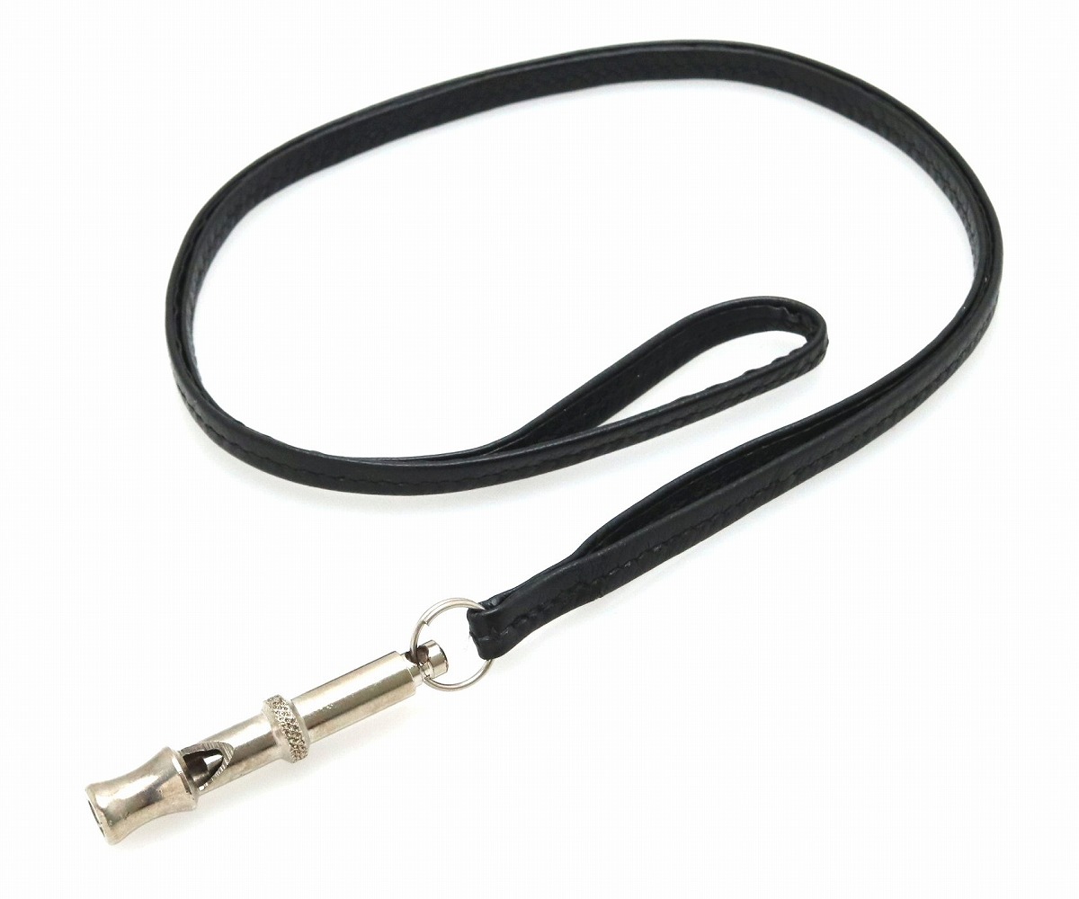 楽天市場】HERMES エルメス シフレ ホイッスル 笛 犬笛 レザー 黒
