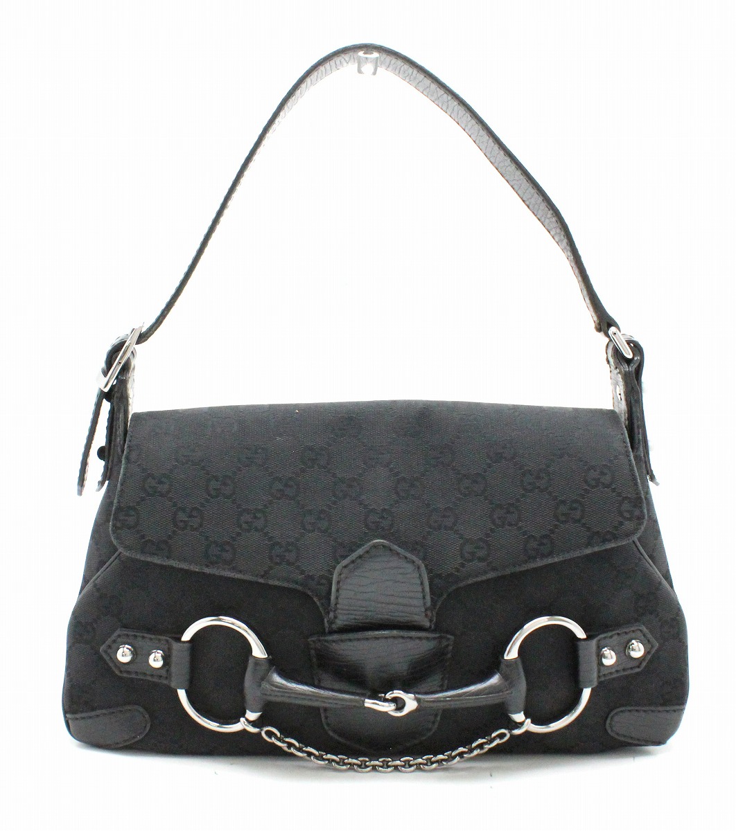 楽天市場】【バッグ】GUCCI グッチ GGキャンバス ホースビット