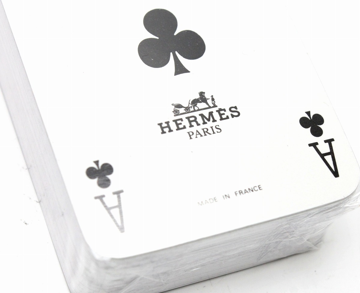 楽天市場】【未使用品】HERMES エルメス トランプ ミニトランプ