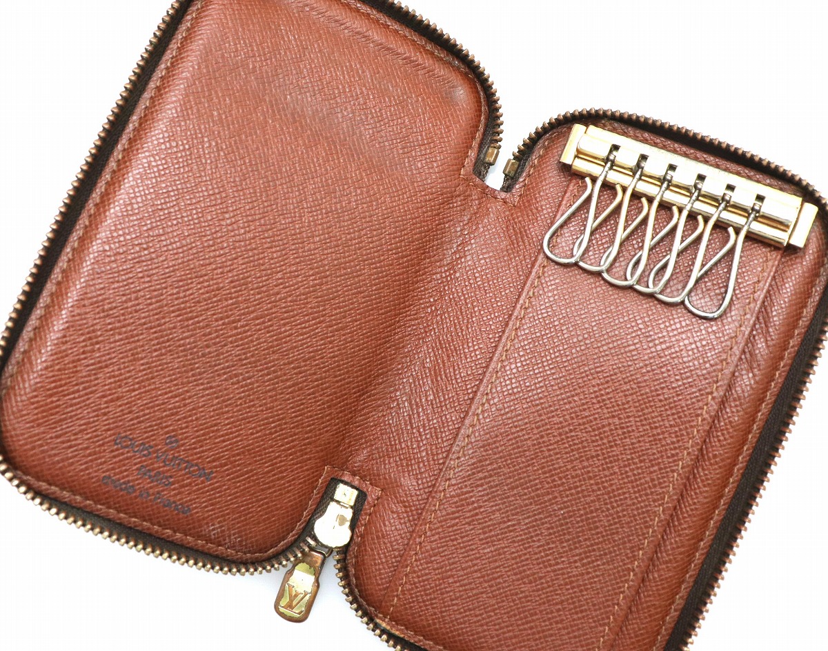 ルイヴィトン モノグラム ポシェット 6クレ キーケース 6連 鍵入れ