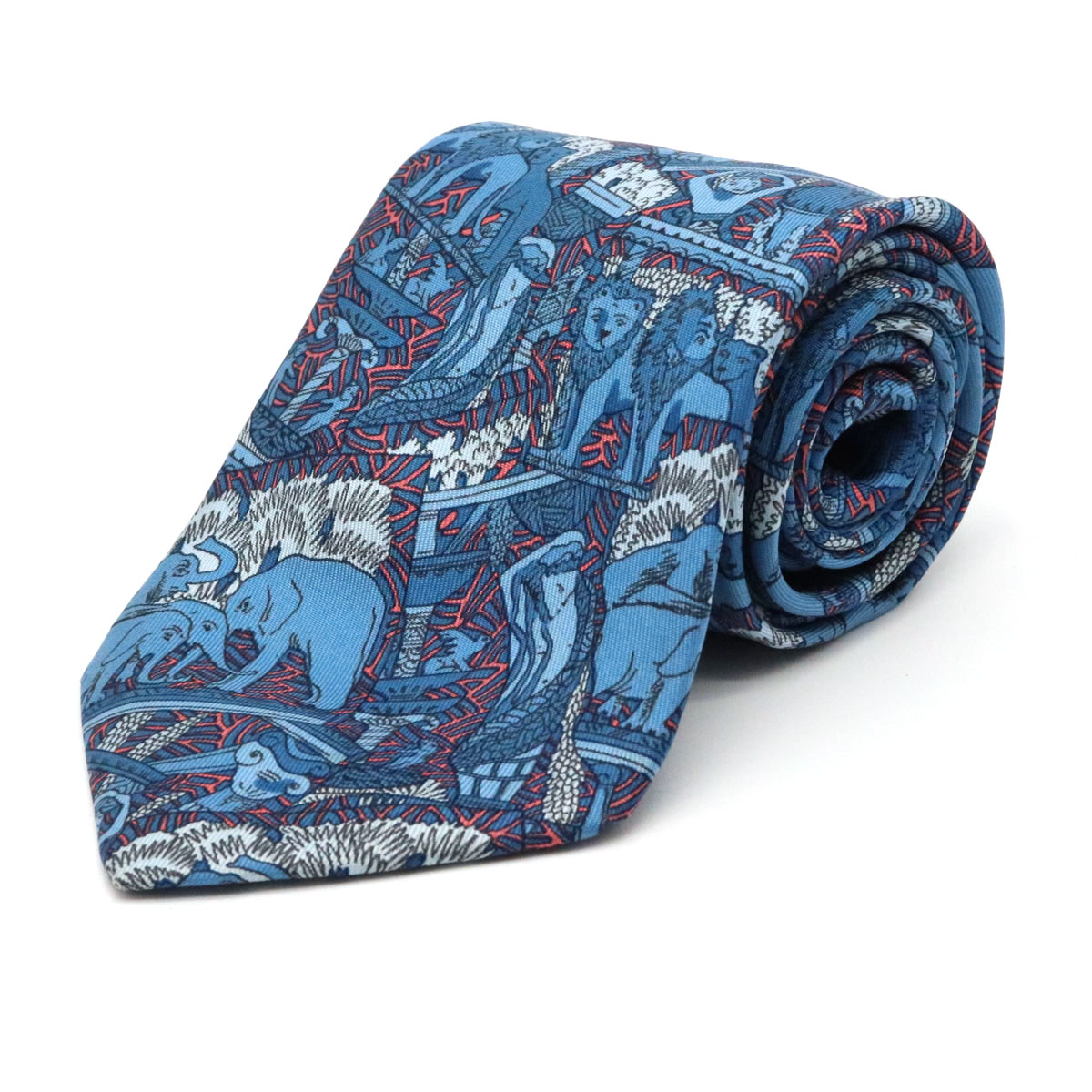 楽天市場】【アパレル】HERMES エルメス ネクタイ 象 エレファント