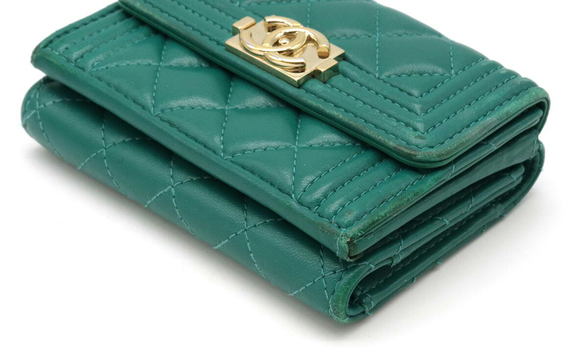 楽天市場】【財布】CHANEL シャネル ボーイシャネル マトラッセ ココ