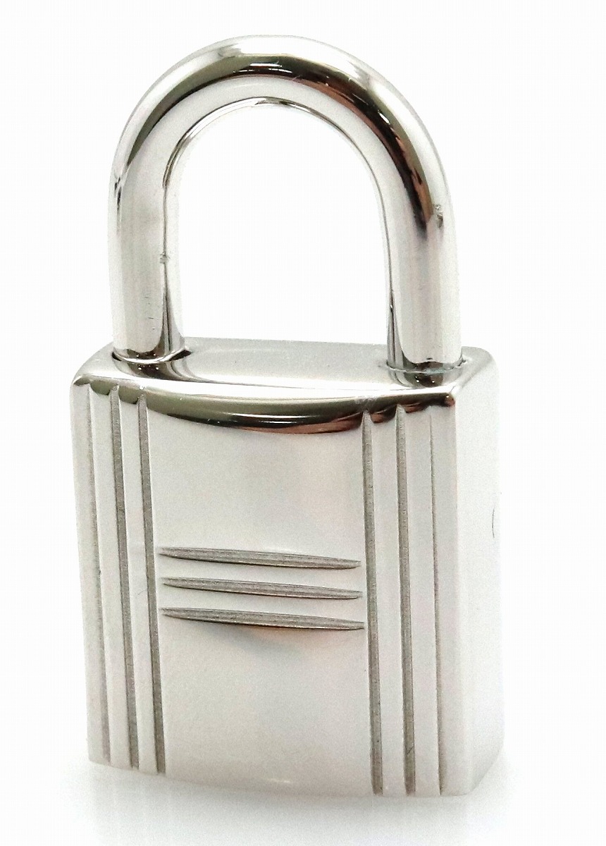 エルメス カデナ＆キー パドロック No.101 シルバー 中古品(41075