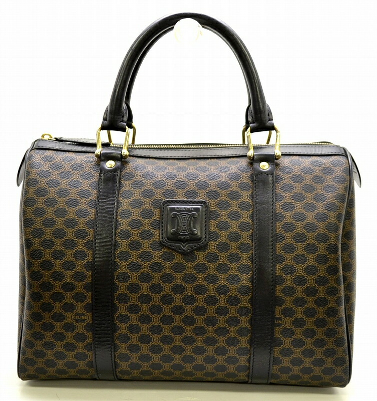 セリーヌ CELINE ボストンバック マカダム柄