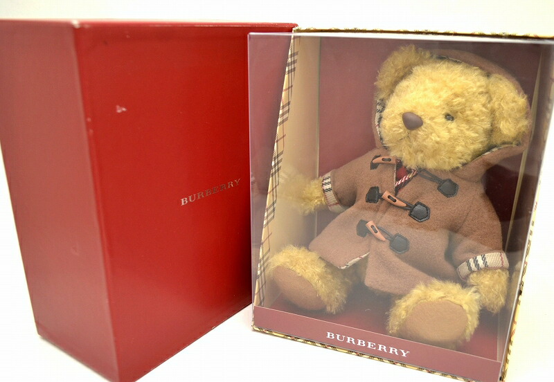 木箱付 BURBERRY 木箱付 BURBERRY バーバリー ベア テディベア