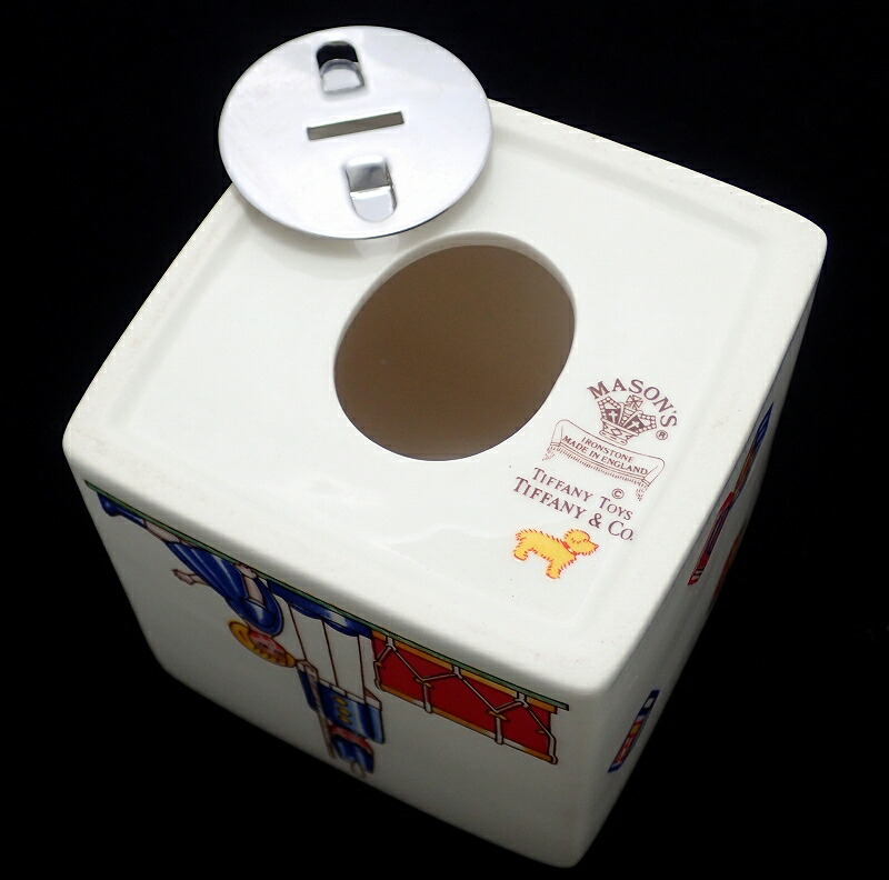 楽天市場】TIFFANY&Co. ティファニー 英国MASON'S トーイズ 貯金箱