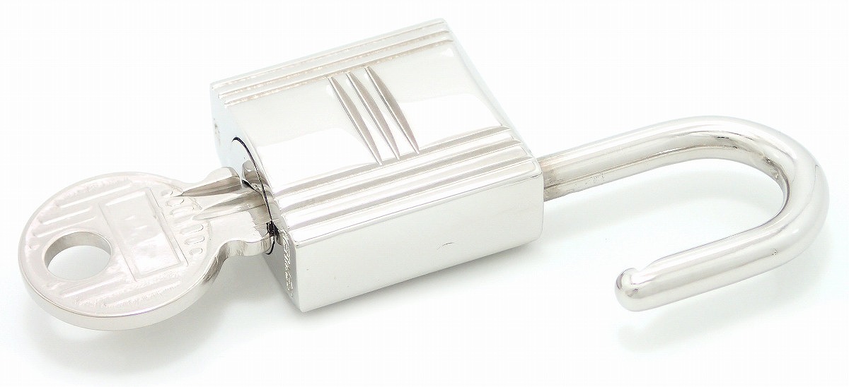 楽天市場】【新品仕上げ済】HERMES エルメス カデナ パドロック No.124