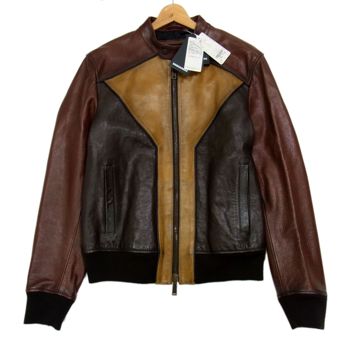DSQUARED2 牛革 レザージャケット 48 【公式通販】