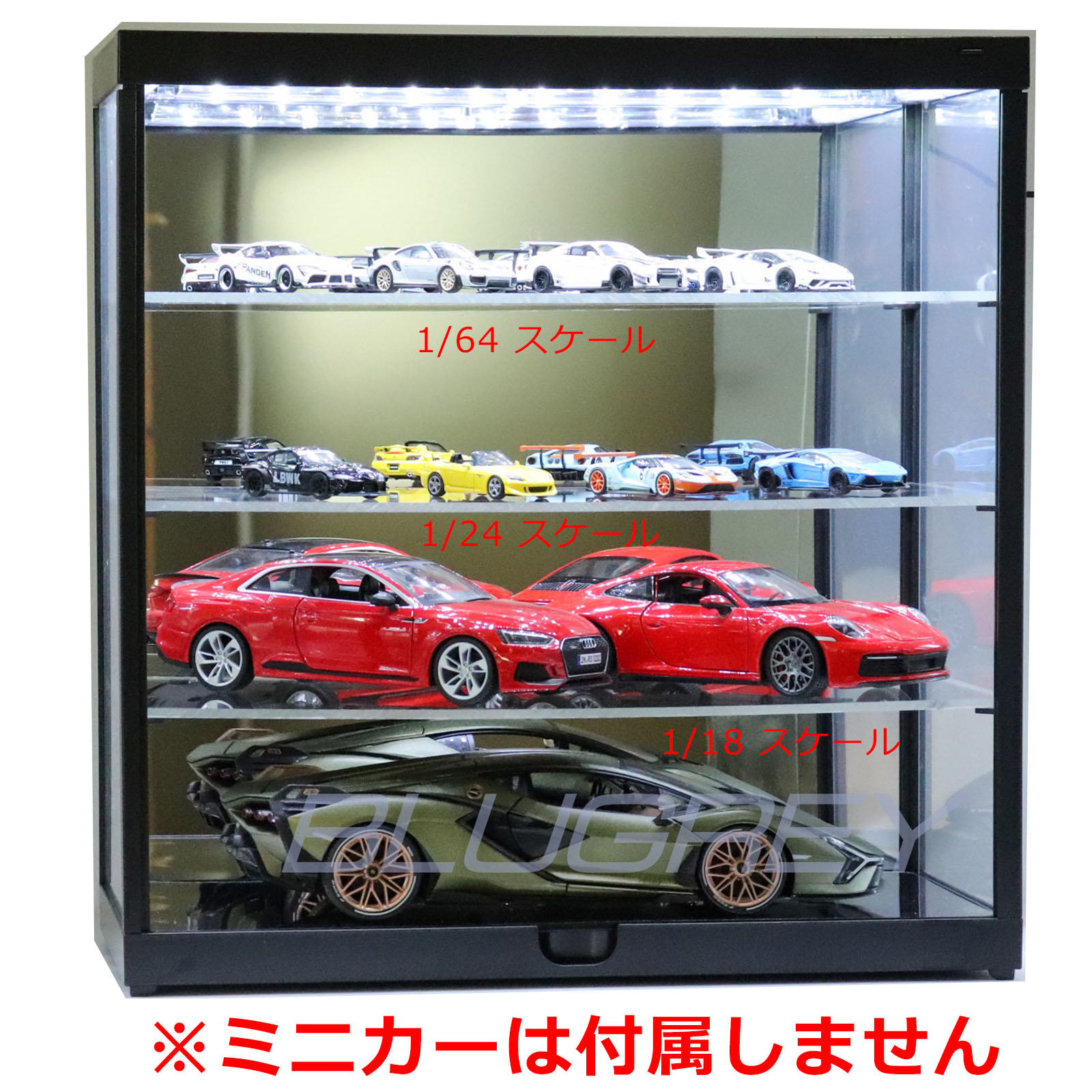 楽天市場】【国内在庫品】アクリル ディスプレイ ボックス 4段