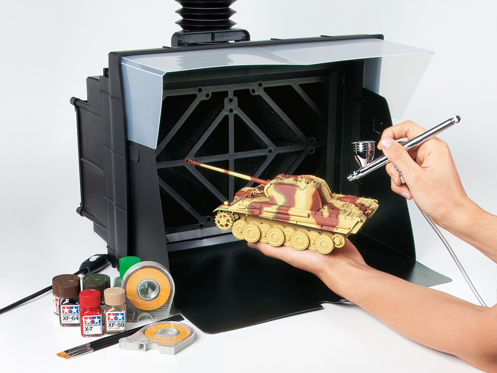 楽天市場】タミヤ ペインティングブースii ツインファンの通販