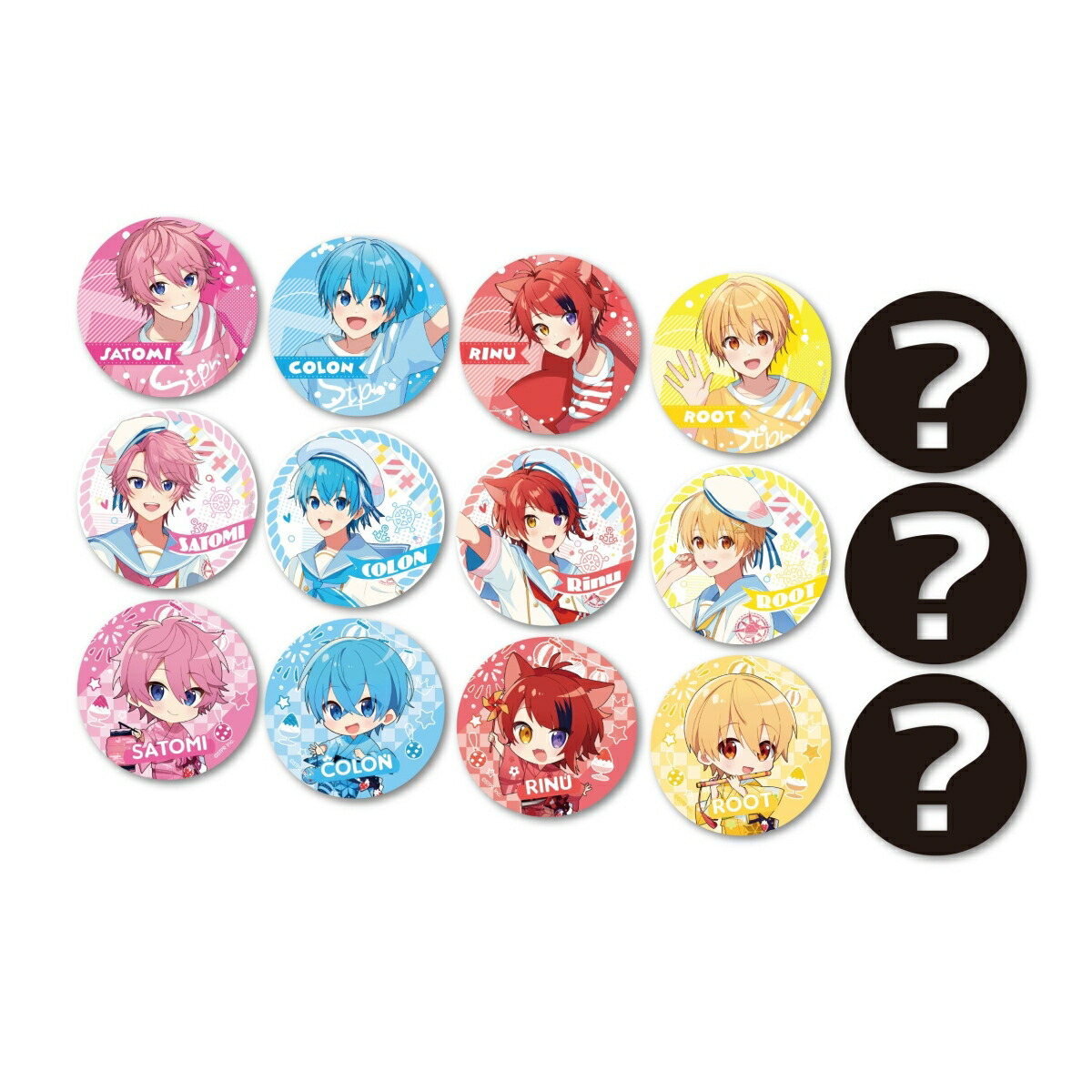 楽天ブックス: 【公式グッズ】すとぷり 缶バッジくじ(2023 Summer ver