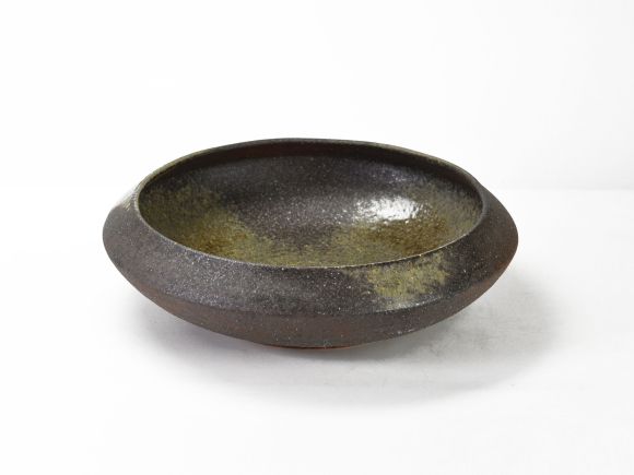 焼き締め 水盤 鉢 南蛮 花器 古美術 古道具 アンティーク 焼き締め