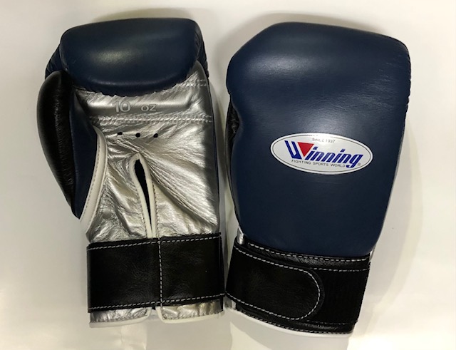 Winning ボクシンググローブ ブラック 10oz 新品 マジックテープ