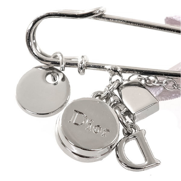 クリスチャンディオール リボンモチーフ ブローチ 特大 11cm 希少