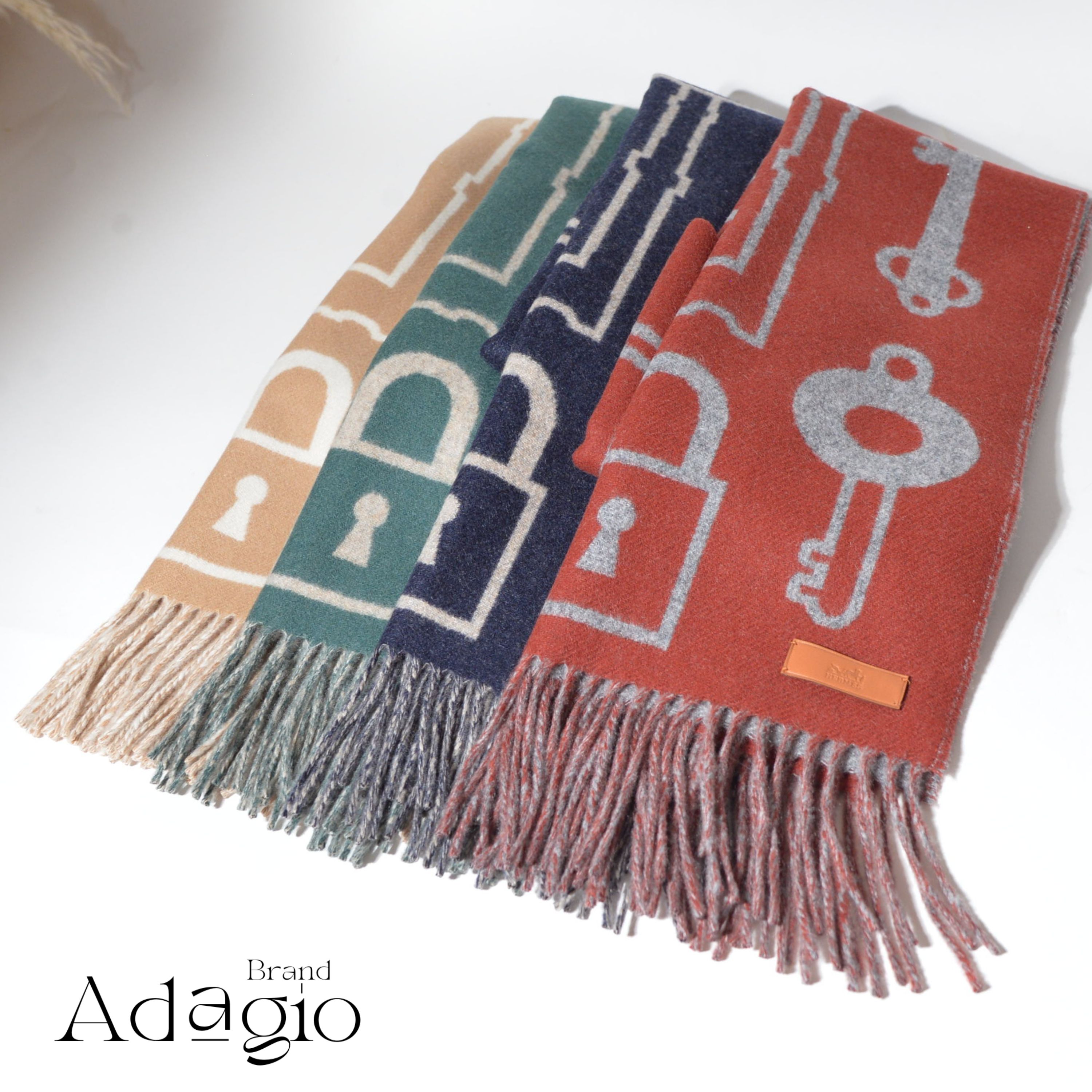 楽天市場】【新品同様・未使用】HERMES エルメス マフラー カシミヤ