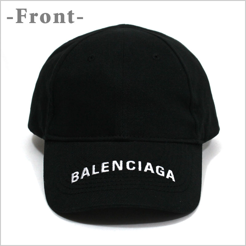 楽天市場】バレンシアガ BALENCIAGA キャップ ツバロゴ ブラック