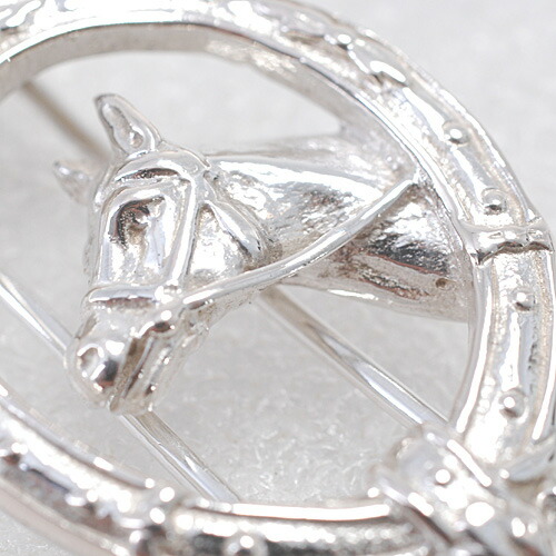 エルメス HERMES SV925 ブローチ 馬デザイン ホース シルバー