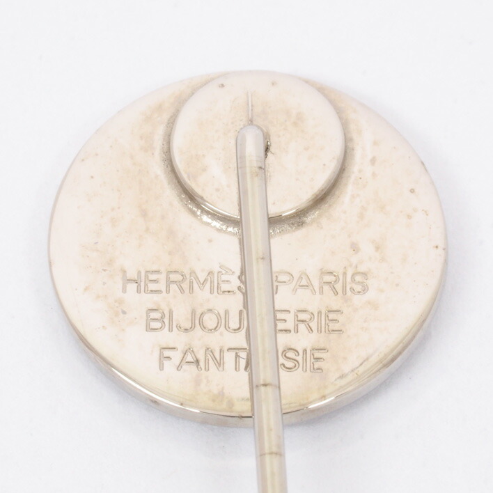 楽天市場】【返品OK】 エルメス セリエ シルバーカラー ラペルピン