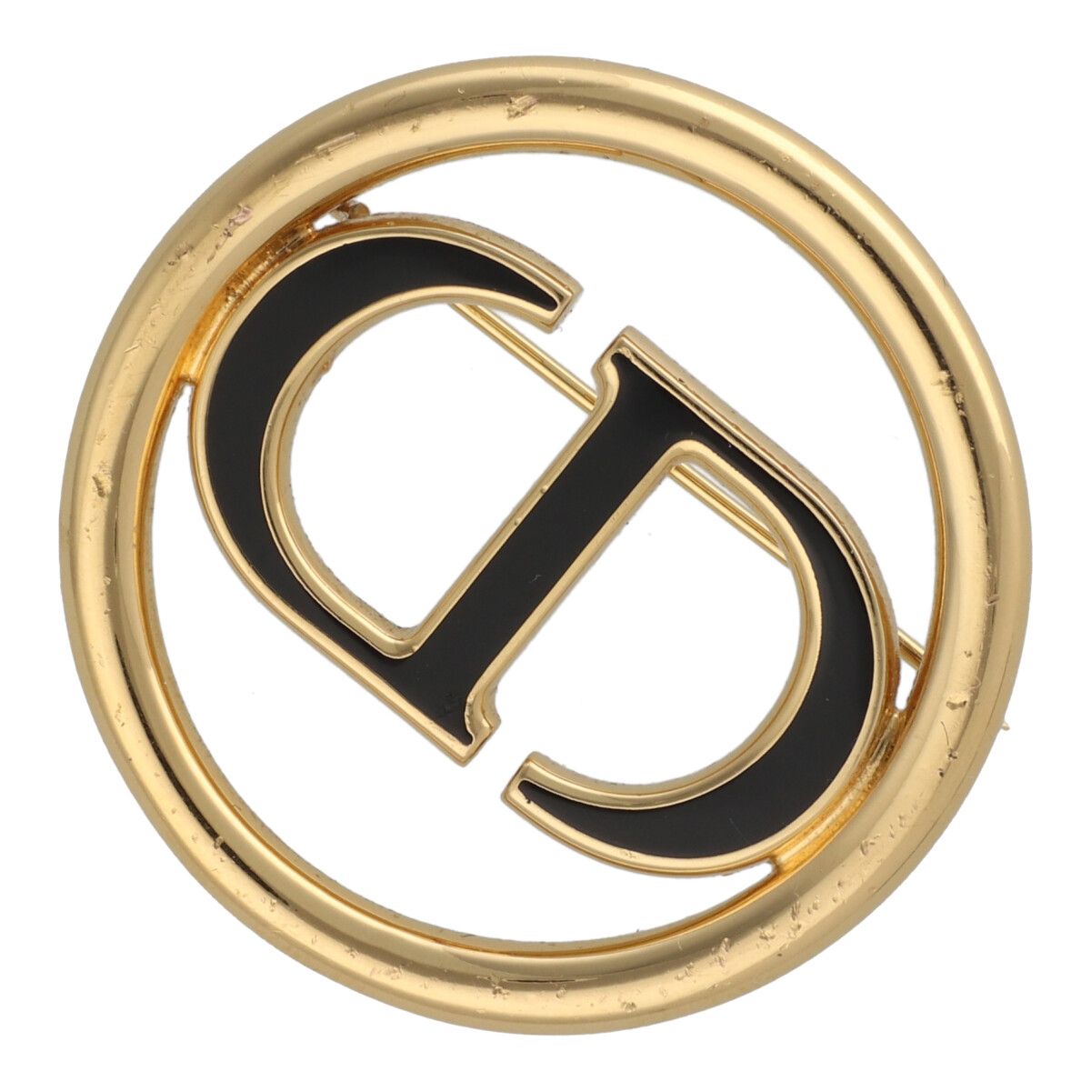 ディオール DIOR 販売 CDロゴ ブローチ フェイクパール ディオール