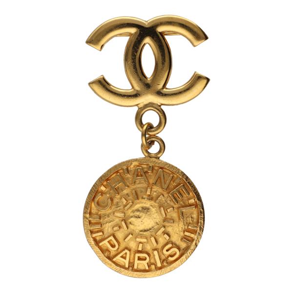 CHANEL シャネル ピンブローチ ゴールド ココマーク ヴィンテージ