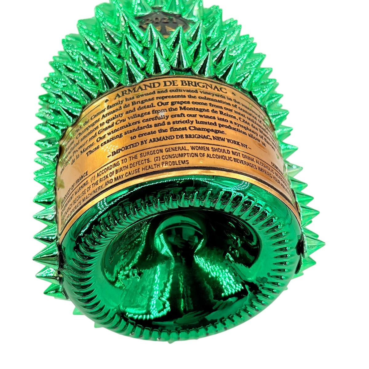 楽天市場】アルマンド グリーン デコレーションボトル スタッズ