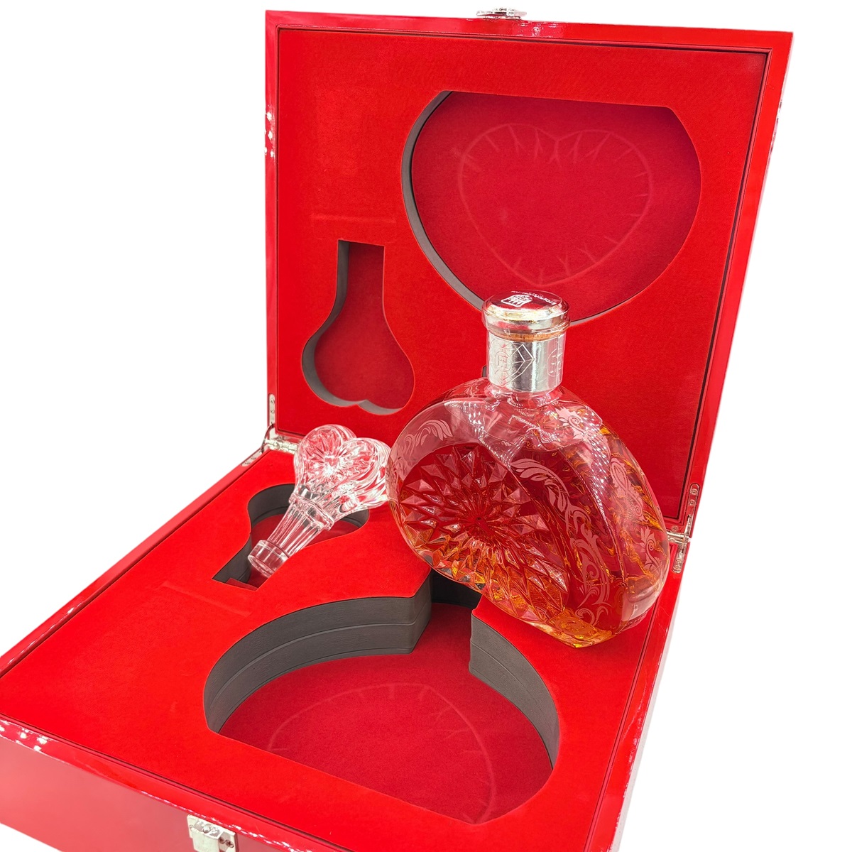 シェイプハート クリア クリスタル ブランデー500ml 未開栓 替え栓・箱