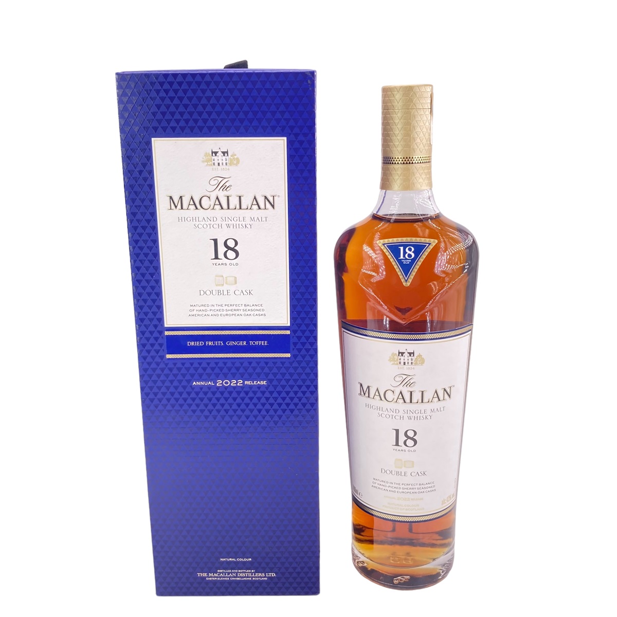 楽天市場】正規品 ザ・マッカラン18年 ウイスキー 700ml 青箱 ダブル