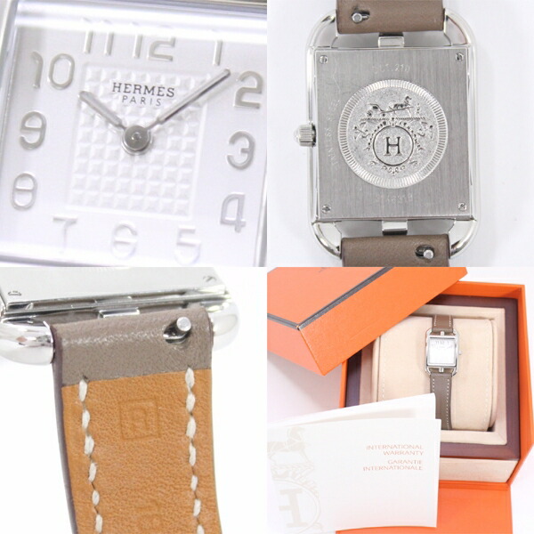 楽天市場】美品 HERMES エルメス ケープコッド 新型文字盤 CC1.210