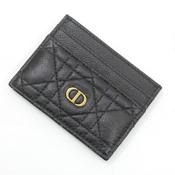 楽天市場】クリスチャン ディオール カードケース 黒 ブラック レザー