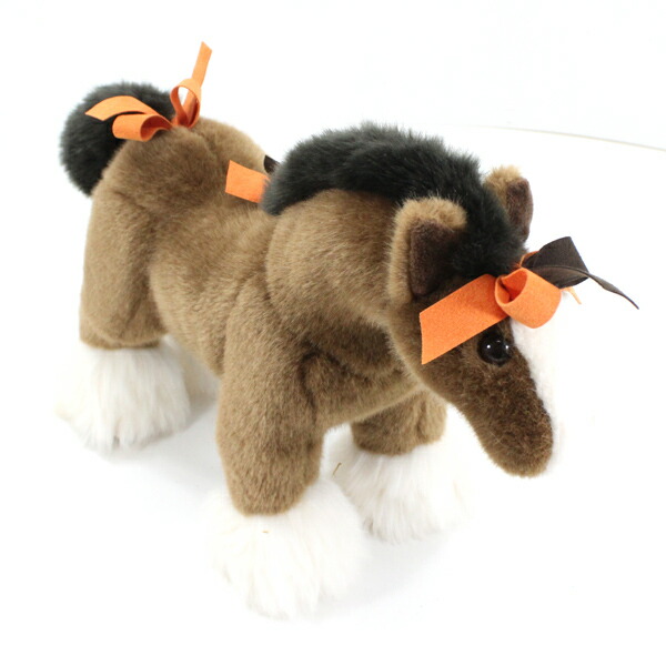 美品☆ エルメス エルミーGM ぬいぐるみ ブラウン 馬 レア エルメス