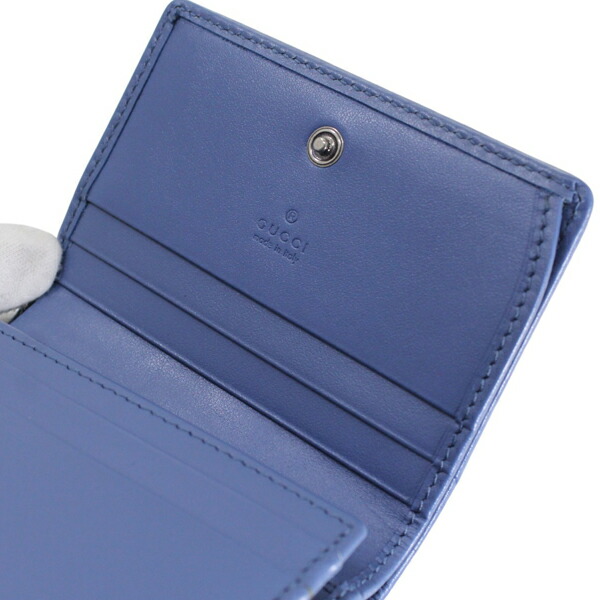 楽天市場】グッチ 二つ折り財布 コンパクトウォレット GGマーモント