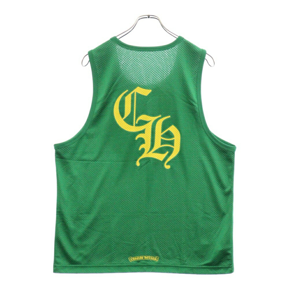 希少 CHROME HEARTS 迷彩柄リブ編みタンクトップ 希少CHROME HEARTS