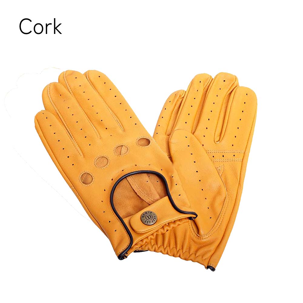 デンツ イエロー レザー ファインレザー カシミヤライニング デンツ