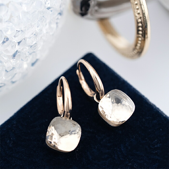 楽天市場】ポメラート ヌードイヤリング プチ ホワイトトパーズ