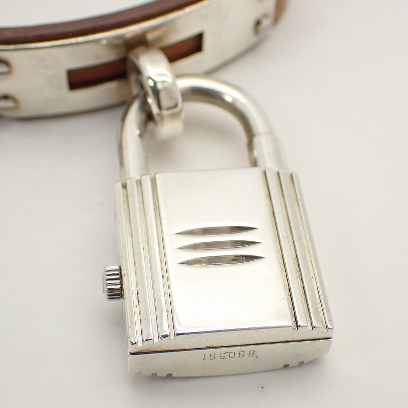 楽天市場】エルメス【HERMES】ケリーウォッチSV925レザーベルト（〇Z刻