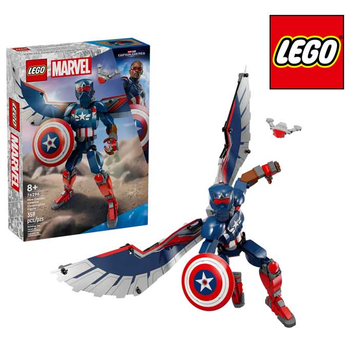 レゴ スーパーヒーローズ 76296 新キャプテン・アメリカ フィギュア