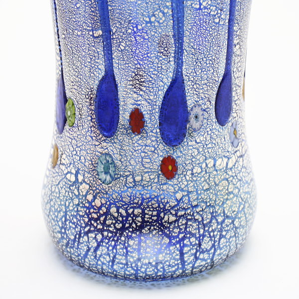 ベネチアングラスSegusoアートグラス フラワーベース ヴィンテージ未