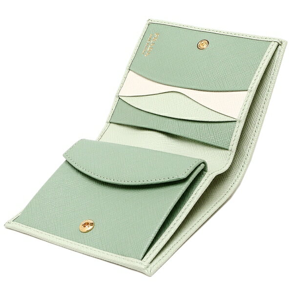 ⚪︎【美品】PRADA プラダ 財布 マルチカラー 二つ折り財布 ミニ