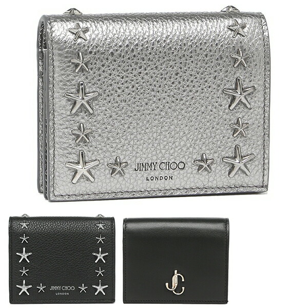 楽天市場】ジミーチュウ 財布 二つ折り財布 ミニ財布 ハンヌ JC