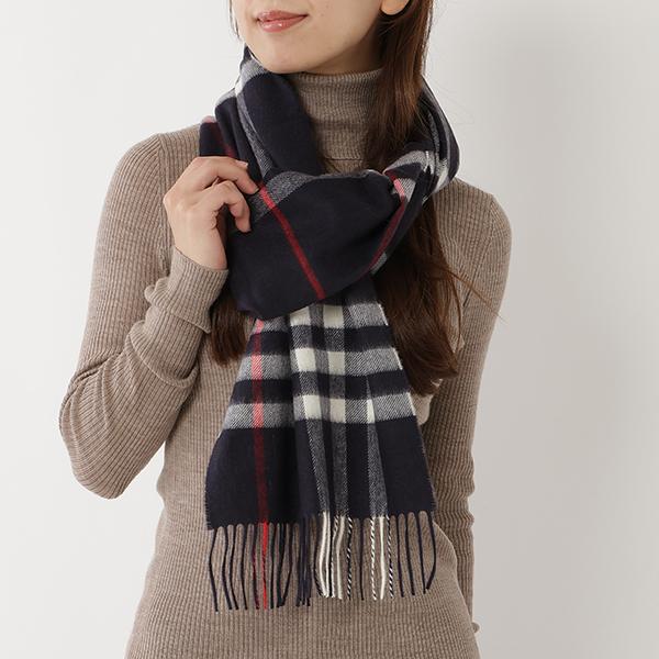楽天市場】BURBERRY バーバリー マフラー カシミヤ バーバリーチェック