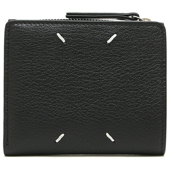 楽天市場】メゾンマルジェラ 二つ折り財布 ミニ財布 ブラック メンズ