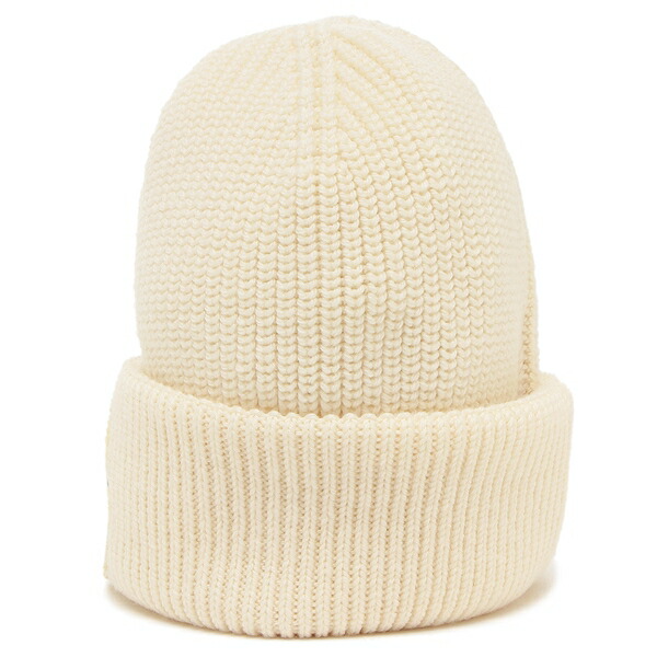 楽天市場】モンクレール 帽子 ニット帽 ホワイト メンズ MONCLER
