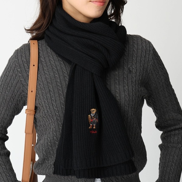 楽天市場】ポロラルフローレン マフラー ホリデー ベア スカーフ