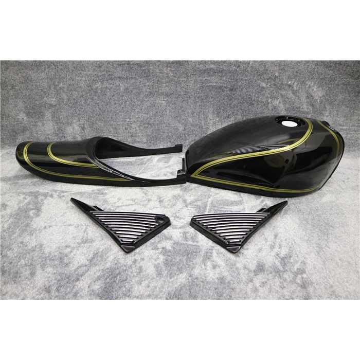 楽天市場】ゼファー400 外装 セット 黒×金 : カスタムパーツ DJ