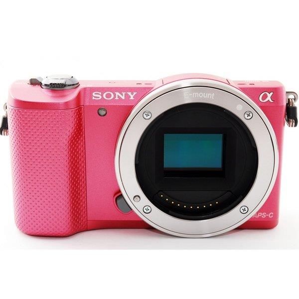 楽天市場】【中古】ソニー SONY α5000 レンズキット ピンク 美品 自