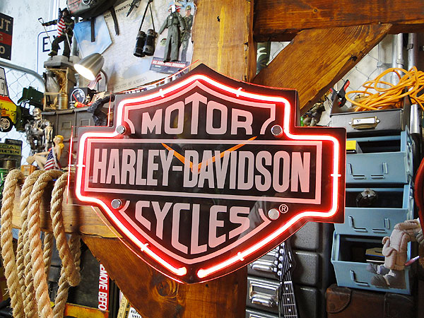 楽天市場】ハーレーダビッドソン バー＆シールド ネオンクロック