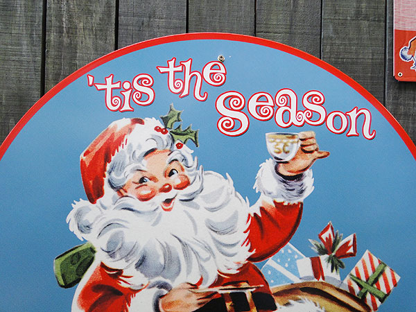 楽天市場】クリスマス U.S.ヘヴィースチールサイン （サンタクロース