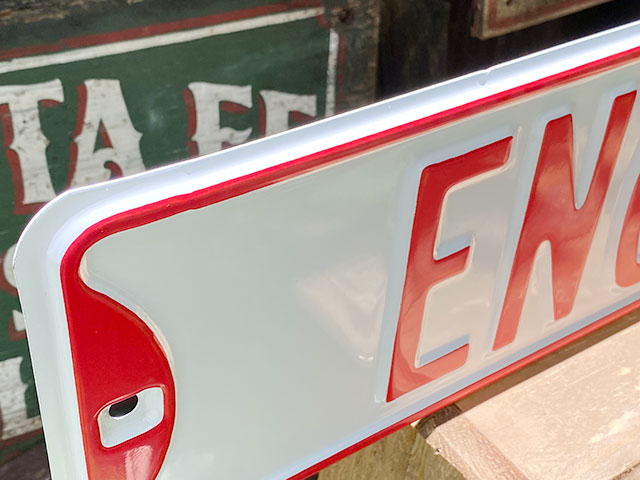 楽天市場】イングランド エナメルストリートサイン イギリス製ホーロー