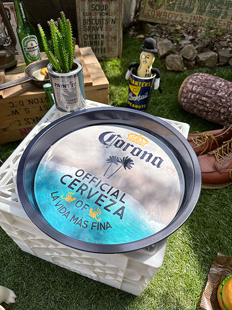 楽天市場】コロナビール パブトレイ （パームツリー＆ビーチ